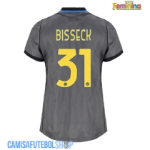 Camisa de time de futebol Inter Milan Yann Bisseck #31 Replicas 3º Equipamento Feminina 2026-27 Manga Curta